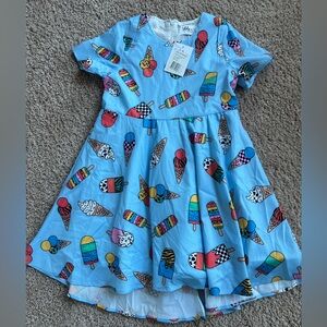 NWT Lola and the Boys Colorful Ice Cream Print Dress